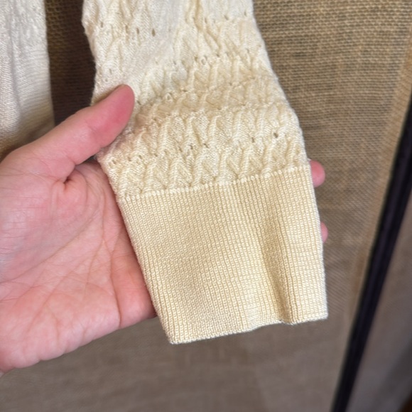 CREAM KNIT SWEATER - Picture 3 of 7